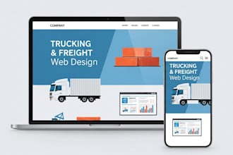 create trucking, logistics, and dispatch websites, freight app
