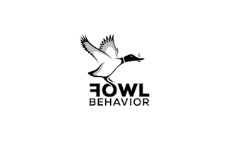 design fowl behavior hunting lifestyle brand logo