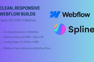 do webflow landing page xd psd figma to webflow scrolling animation webflow cms