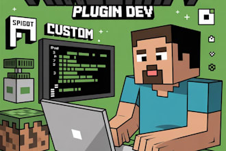 develop or fix custom minecraft plugins for spigot, paper or bukkit servers