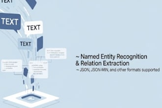 do ner and relation extraction on text data