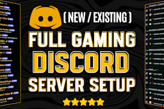 setup best gaming discord server for you