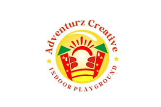 design colorful adventure playground logo