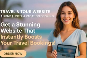 travel agency website tourism booking agency website vacation rental website