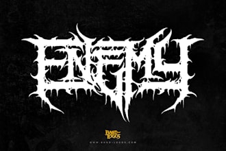 death metal logo, metalcore ,deathcore, for band, brands, clothing