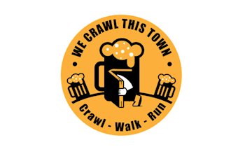 design creative innovative logo with crawl this town