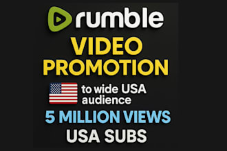 do usa rumble promotion, usa video promotion to wide usa audience