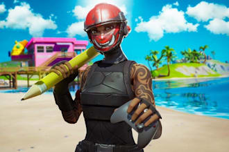 make professional fortnite thumbnails for you