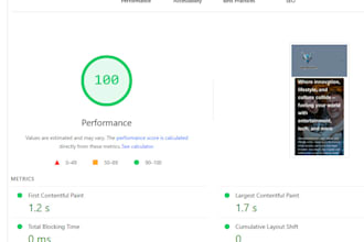 optimize page speed and fix core web vitals and lcp, cls, unused CSS issues