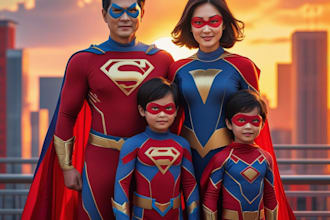 create cute family portraits