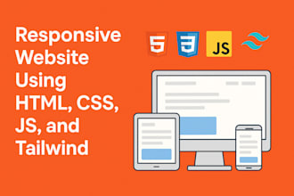 create a fully responsive front end website for you