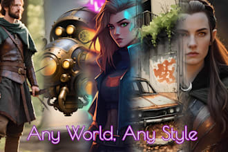 create ai concept art for games and films and any style