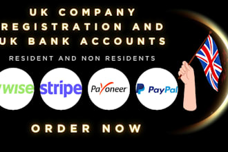 do uk company registration and uk bank accounts opening