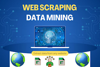 do python web scraping, data scraping, and data mining