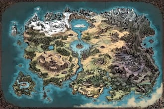 make a fantasy map for your dnd game
