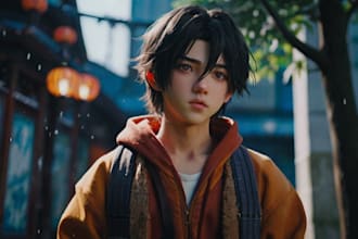 draw any anime, manga, cartoon, game avatar portrait