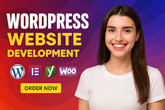 create, redesign, or customize a responsive wordpress website