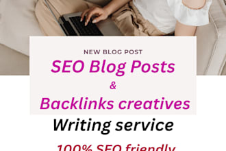 design blogging website, SEO and backlinks