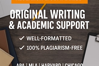 assist with research writing, summaries and formatting