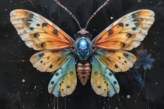 paint realistic watercolor wildlife and insect art