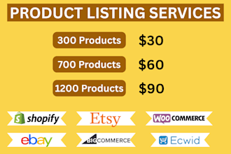 bulk product upload or import for shopify, woocommerce, wix, ecwid, ebay store
