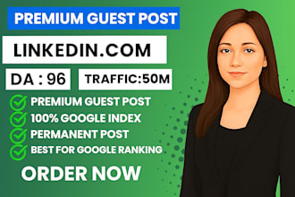 write and publish article linkedin,com on medium,com and premium guest post