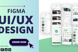 do figma UI UX design for web app and dashboard