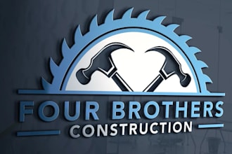 design construction, real estate, handyman, contractor, home logo
