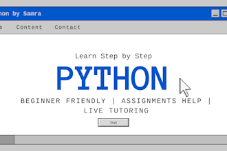 teach python programming to beginners step by step