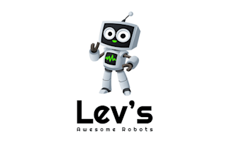 design fun awesome robot company logo