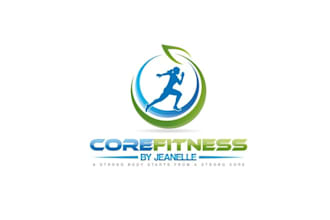 design unique an individual running fitness logo