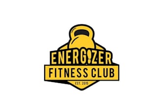design powerful fitness club logo