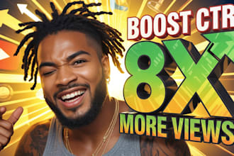 create CTR boosting thumbnails for gaming channel