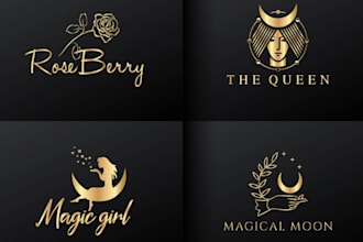 do queen logo design elegant, feminine and royal branding