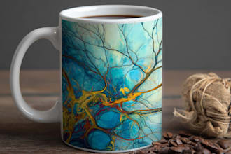 make creative, cool, customised coffee mug designs