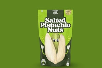 design modern pouch packaging or labeling