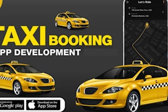 develop taxi booking app like uber, bolt, ola cabs, lyft, grab, indrive and more