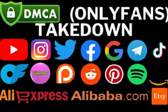 send dmca takedown notice to google ,onlyfans,fb,tiktok,all social media