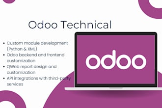 be your odoo technical consultant for customization, reports