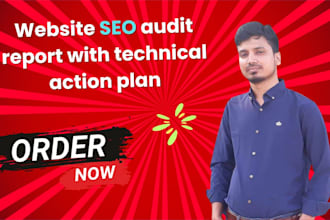 provide website seo audit report with technical action plan