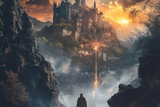 design fiction, horror, fantasy book cover