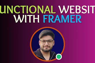 design framer landing page, framer website and framer design