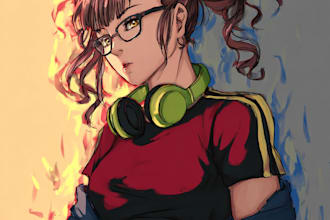 draw oc or fanart in anime style