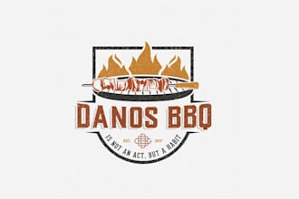 design consulting BBQ meat grill overs logo
