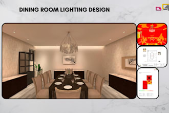 design professional dining room lighting using dialux evo