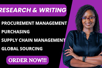 do procurement management, purchasing and supply management and global sourcing