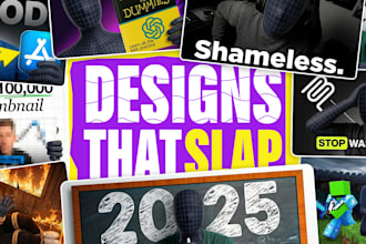 design minimal youtube thumbnails