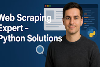 build custom web scraping and data extraction solutions
