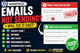 fix wordpress email not sending, SMTP, wpforms, and contact form 7