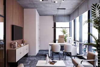 make 3d modeling and interior design for offices, retail, restaurants, and bars